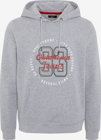 Oklahoma Jeans Sweatshirt in Grau: predná strana