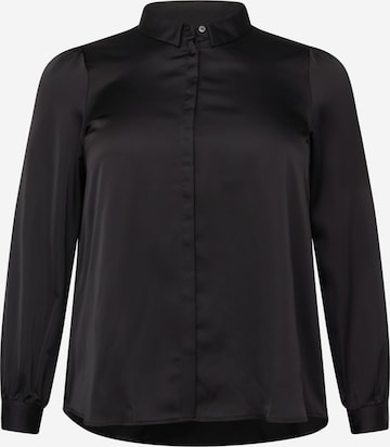 Vila Curve - Blusa en negro: frente