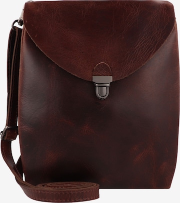 Harold's Umhängetasche in Braun: Vorderseite