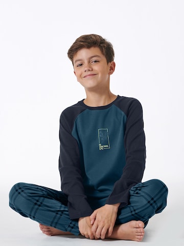 SCHIESSER - Pijama ' Nightwear ' en verde
