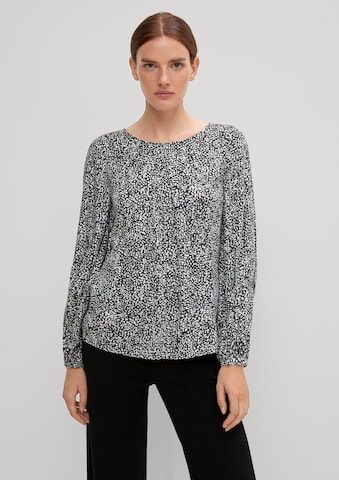 COMMA Blouse in Zwart: voorkant