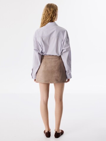 Jupe Twist en beige
