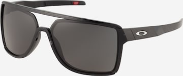 OAKLEY Sportzonnebril 'CASTEL' in Zwart: voorkant