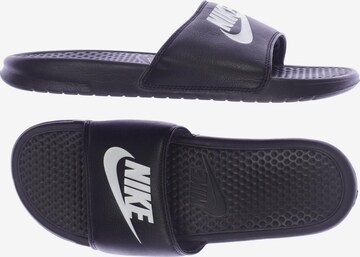 NIKE Sandals & Slippers in 45 in Black: front