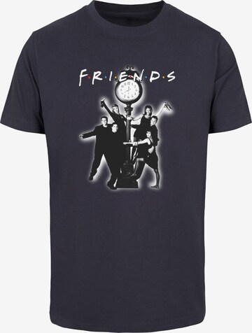 T-Shirt 'Friends - Clock Mono Photo' ABSOLUTE CULT en bleu : devant