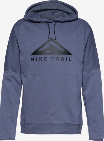 NIKE Athletic Sweatshirt 'Magic Hour' in Blue: front