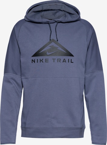 NIKE Athletic Sweatshirt 'Magic Hour' in Blue: front