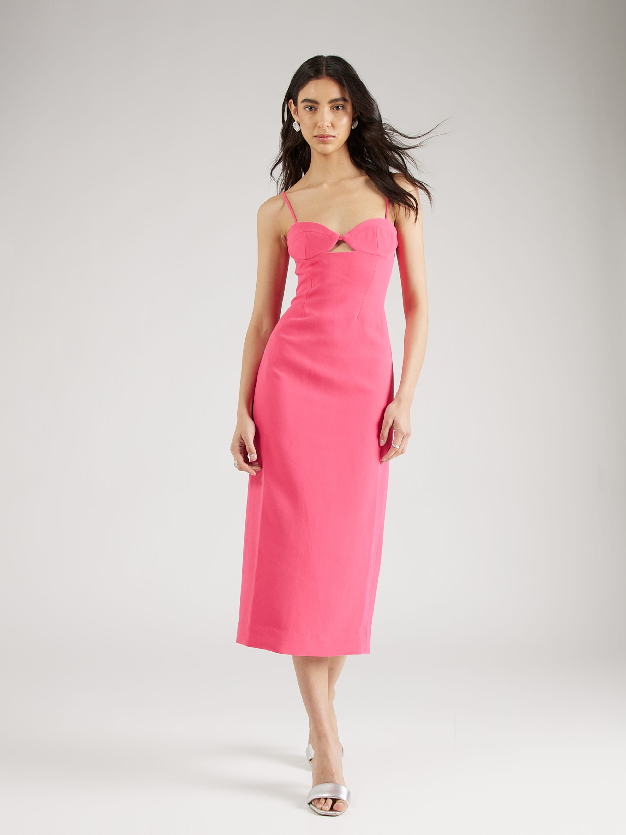 Pink bardot dress sales