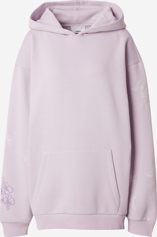 florence by mills exclusive for ABOUT YOU Sweatshirt 'Liv' in Purple: front