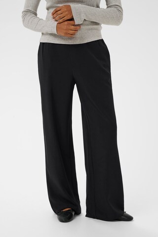 Pantalon 'KABeatrice' Kaffe en noir : devant