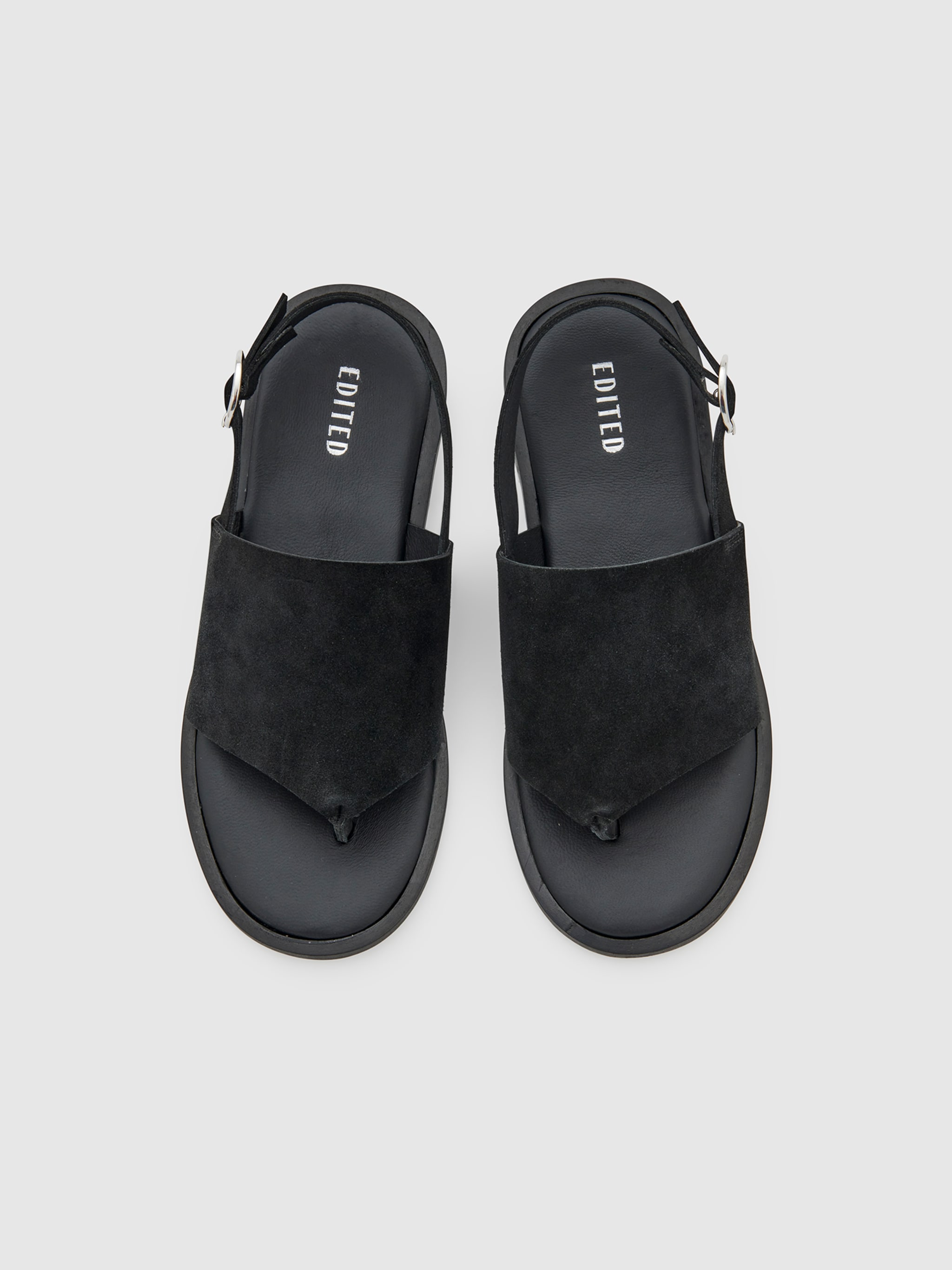 EDITED Produits Sandales 'Stacie' noir