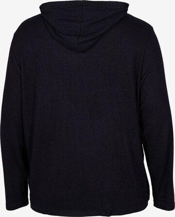 Zizzi Sweatshirt 'MSAGA' in Black