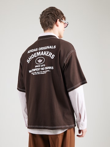 T-Shirt 'SHOEMAKER' ADIDAS ORIGINALS en marron : devant