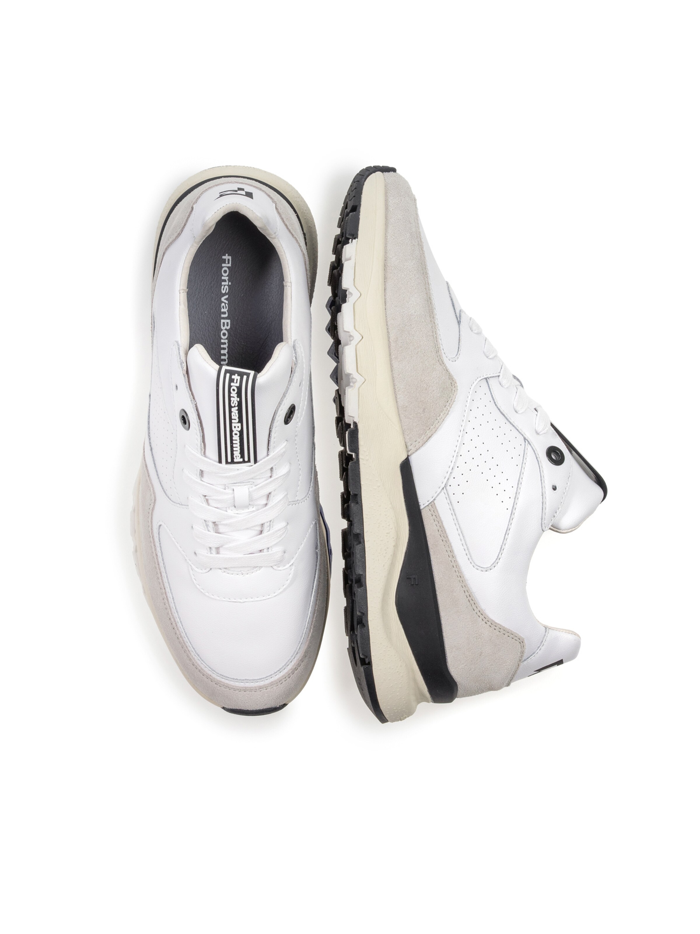 Floris van Bommel Sneakers laag 'DE TREENER 07' in Wit