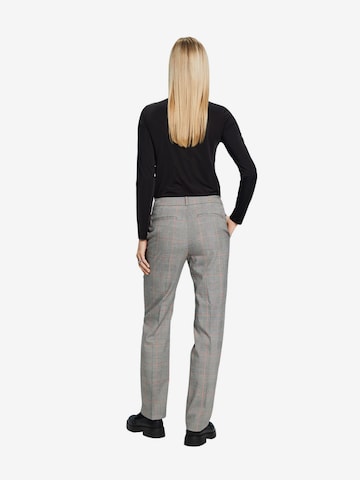 Regular Pantalon à plis ESPRIT en gris