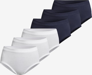 CON-TA Slip 'Feinripp' in Blue: front
