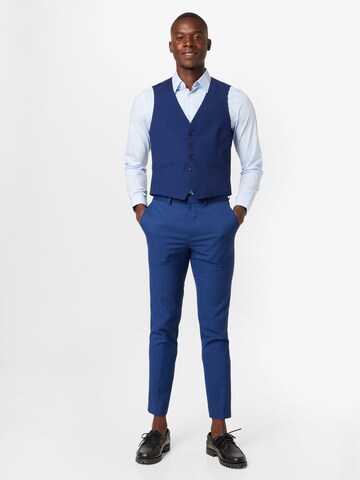 mėlyna BURTON MENSWEAR LONDON Standartinis „Chino“ stiliaus kelnės
