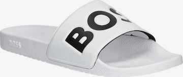 Zoccoletto 'Aryeh_Slid_npvlg 10251721 01 50536835' di BOSS in bianco: frontale