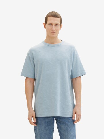 T-Shirt TOM TAILOR en bleu : devant