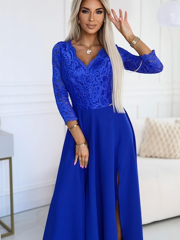 Numoco Abendkleid 'Maxikleid Amber'‌‌‌‌ in Blau