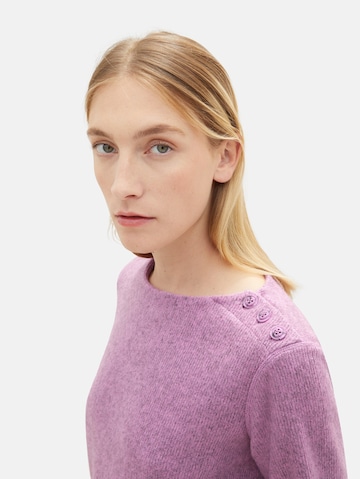 TOM TAILOR Sweater in Purple