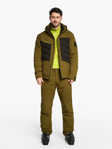 ZIENER Regular Workout Pants 'TAZLIN-Z' in Green