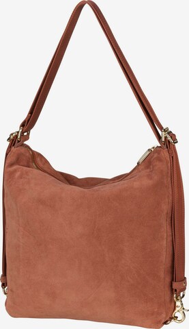 MANDARINA DUCK Shoulder Bag 'Mellow Velvet' in Brown