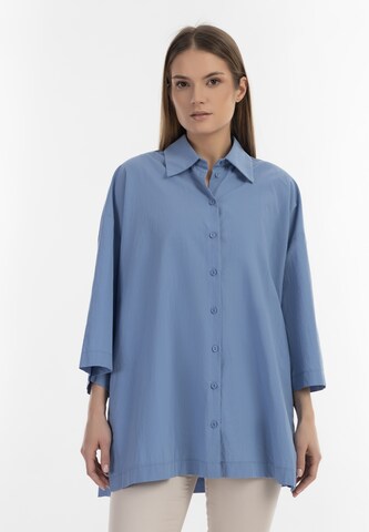 RISA Blouse in Blauw: voorkant