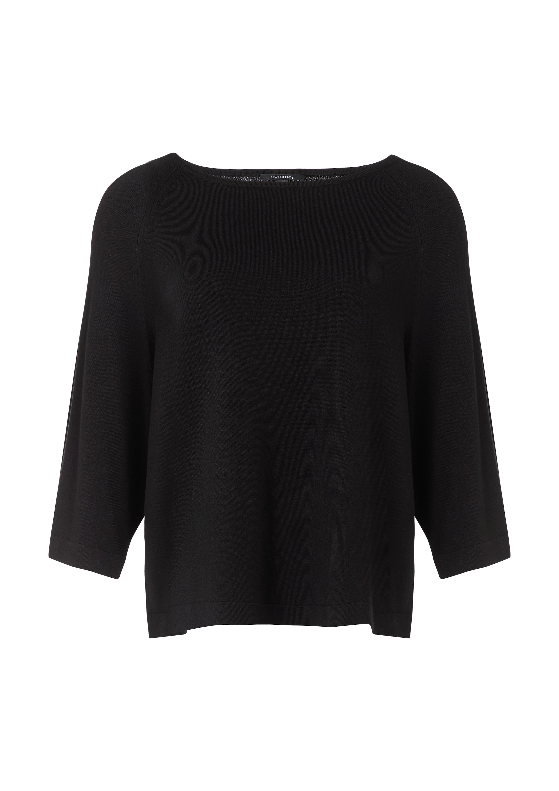 COMMA Pullover in Schwarz: Vorderseite