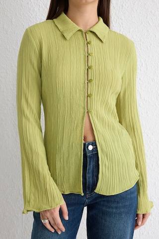 Trendyol Bluza | zelena barva