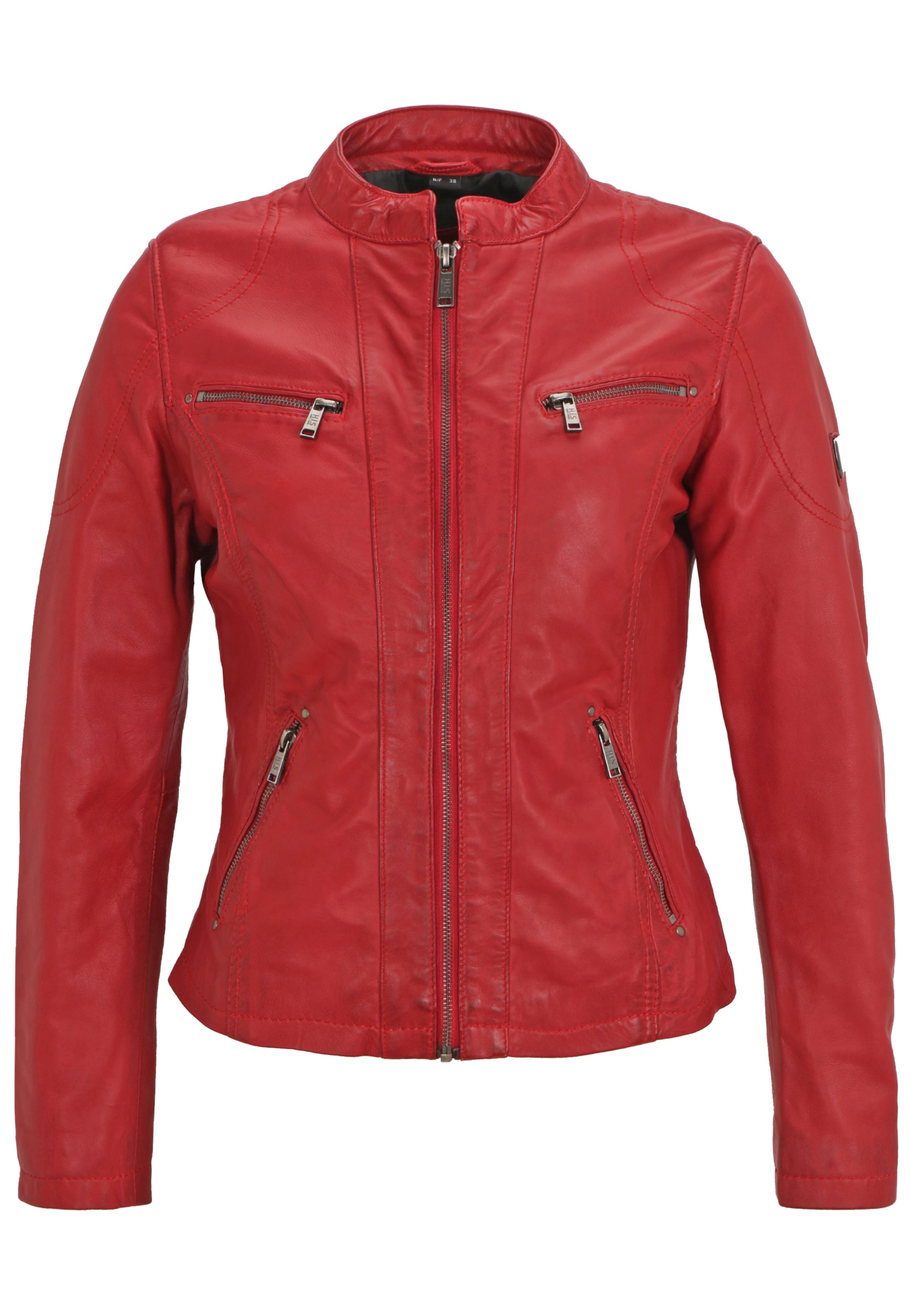 H.I.S Between-Season Jacket in Red: front