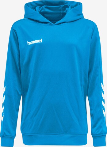 Hummel Sportsweatshirt 'Poly' in Blauw: voorkant