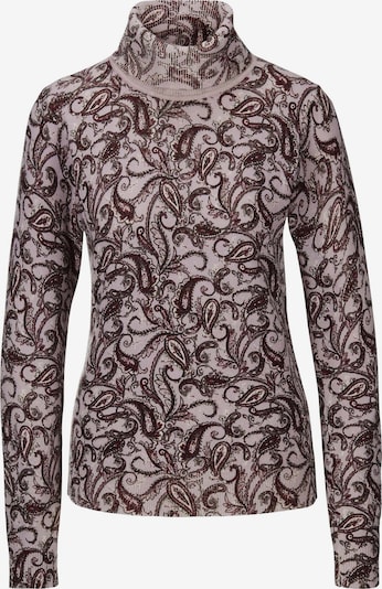 MADELEINE Pullover in XS in rosa / rubinrot / wollweiß, Produktansicht
