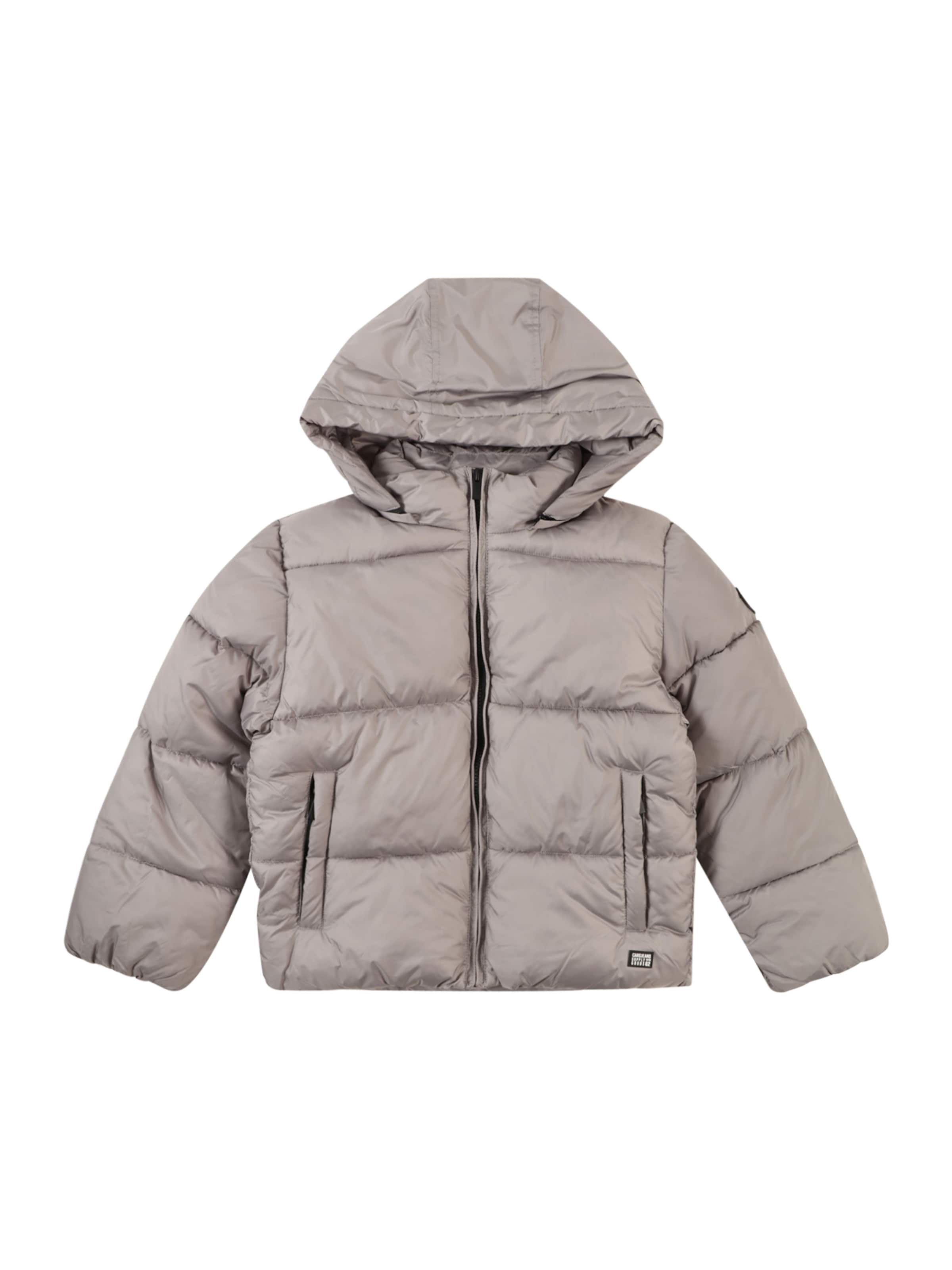 Cars Jeans Χειμερινό μπουφάν 'SOYMAS' σε γκρι: μπροστά