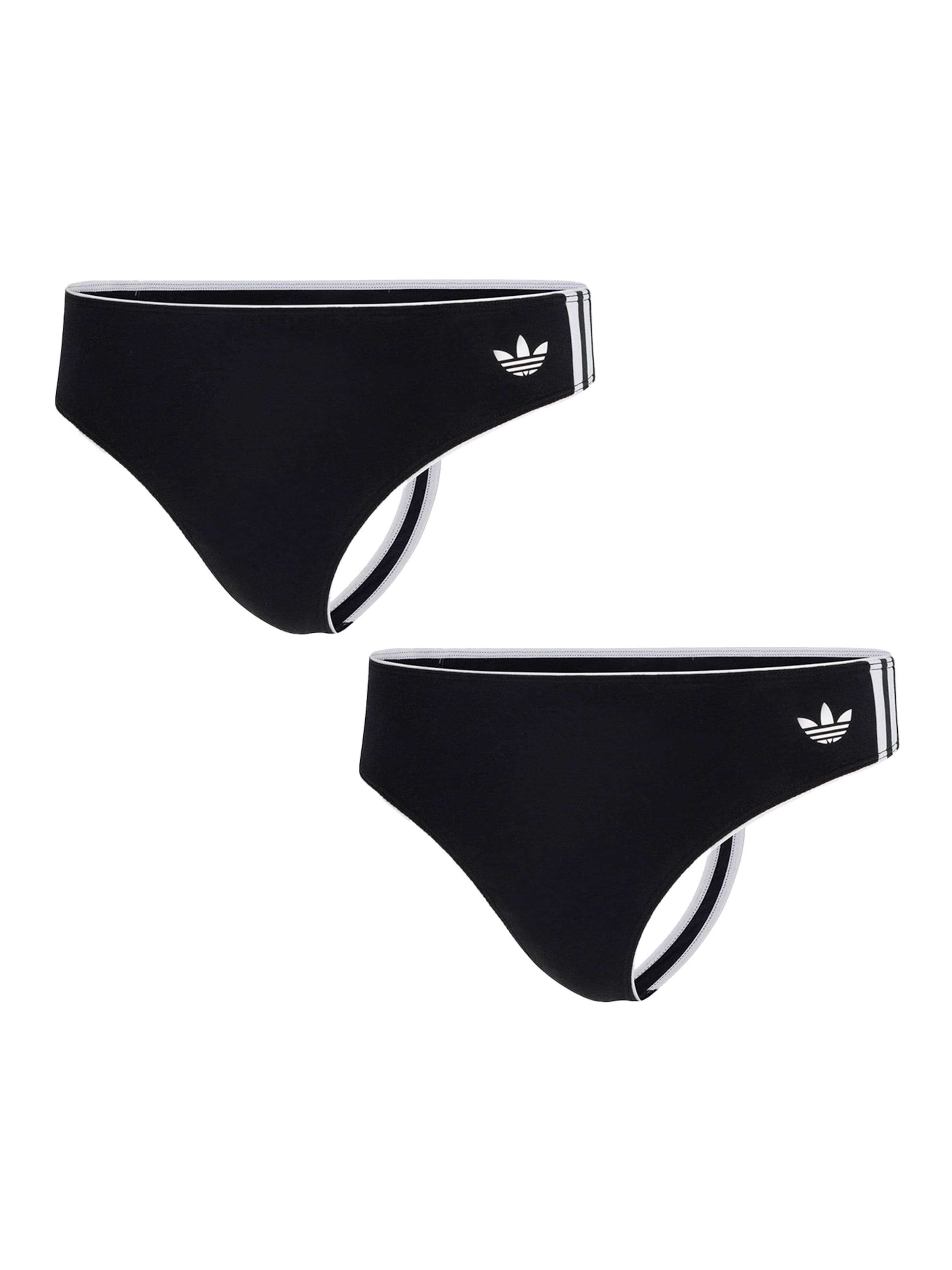 ADIDAS ORIGINALS String in Black: front