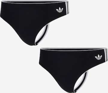 String ADIDAS ORIGINALS en noir : devant