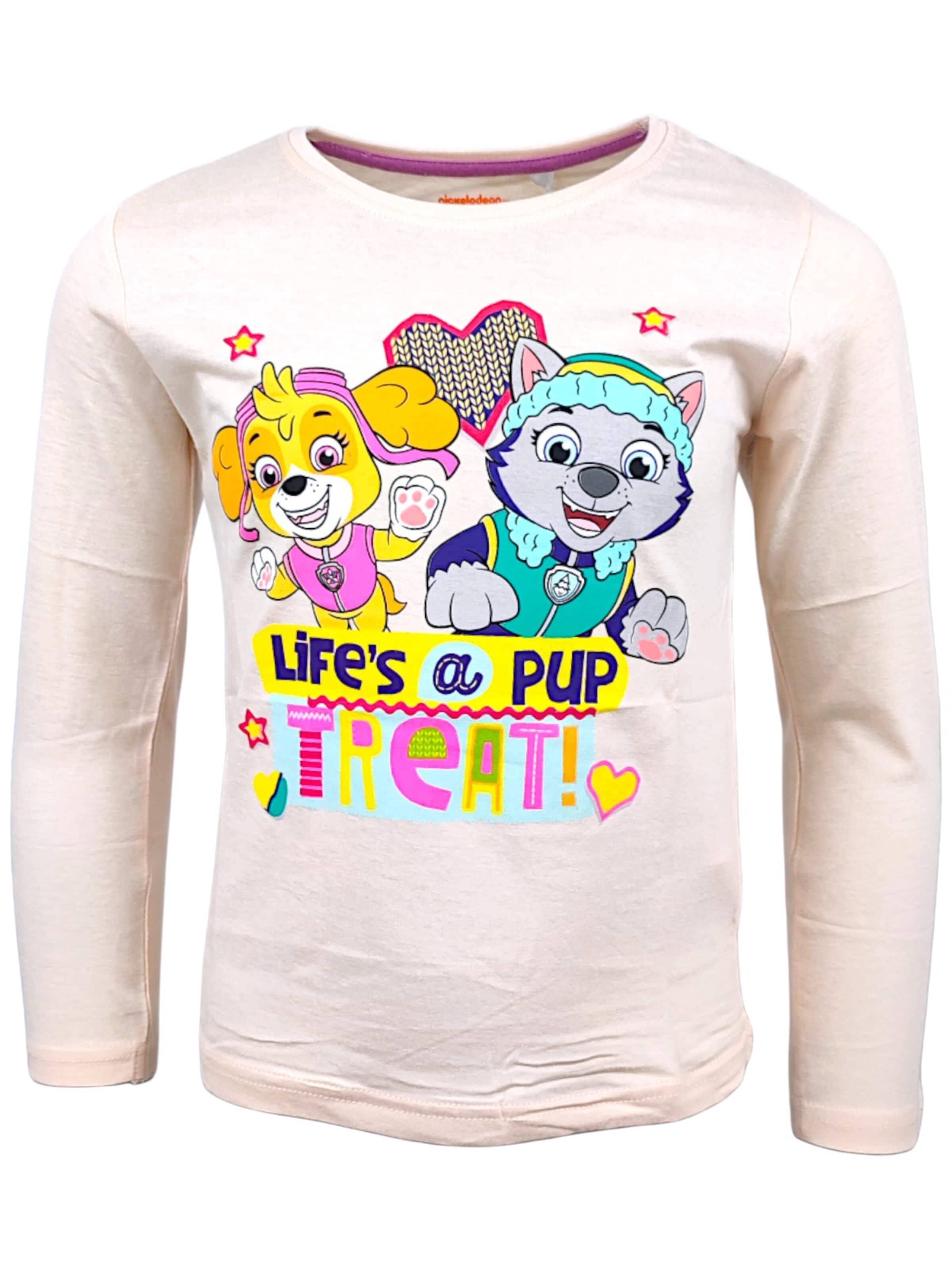 Paw Patrol Shirt 'Skye & Everest' in Pink: front