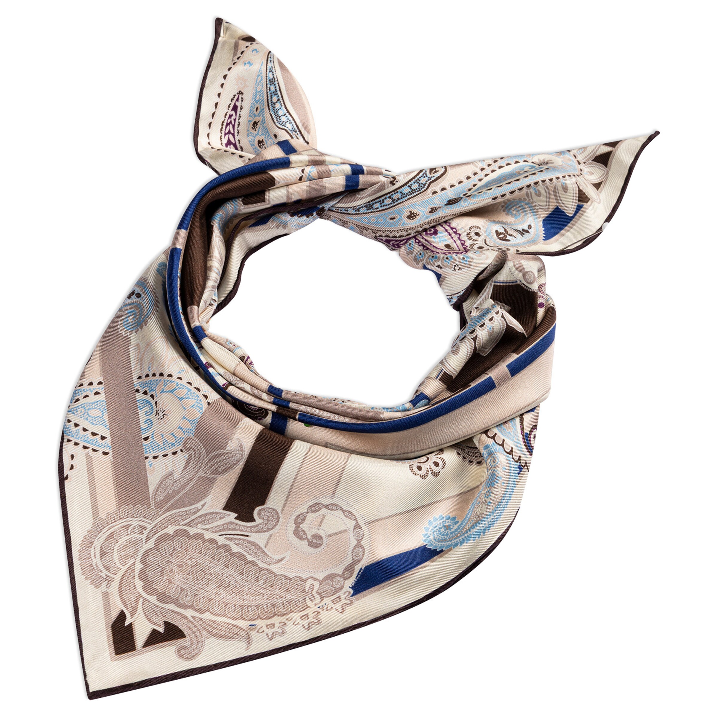 Foulard 'Check' di Roeckl in colori misti