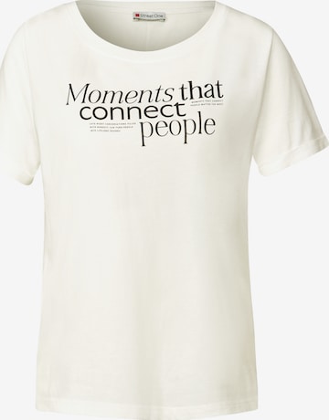 STREET ONE Shirt in White: front