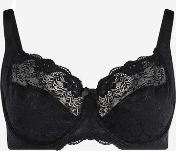 Reggiseno 'Philippa' di Dorina in nero: frontale