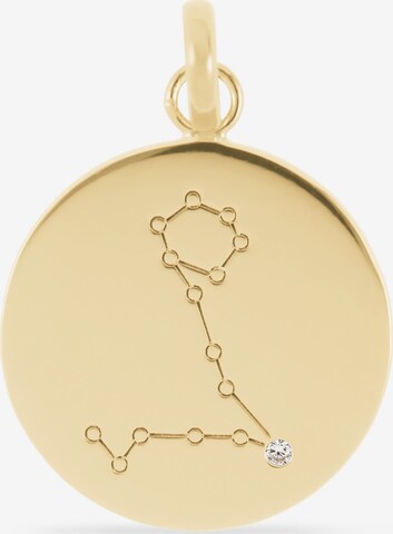 FAVS Pendant in Gold: front