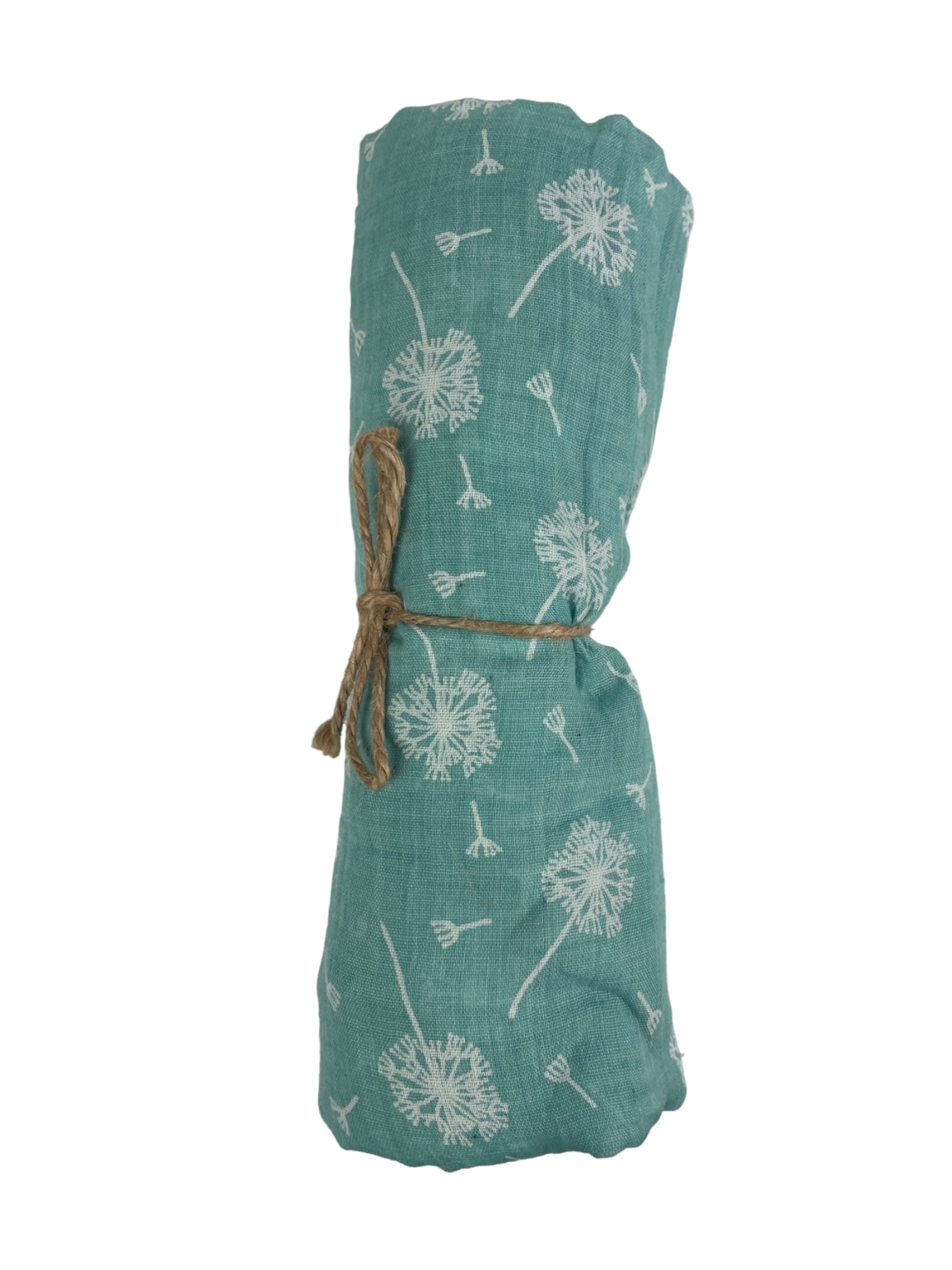 Kumixi Loop scarf 'Löwenzahn' in Green: front