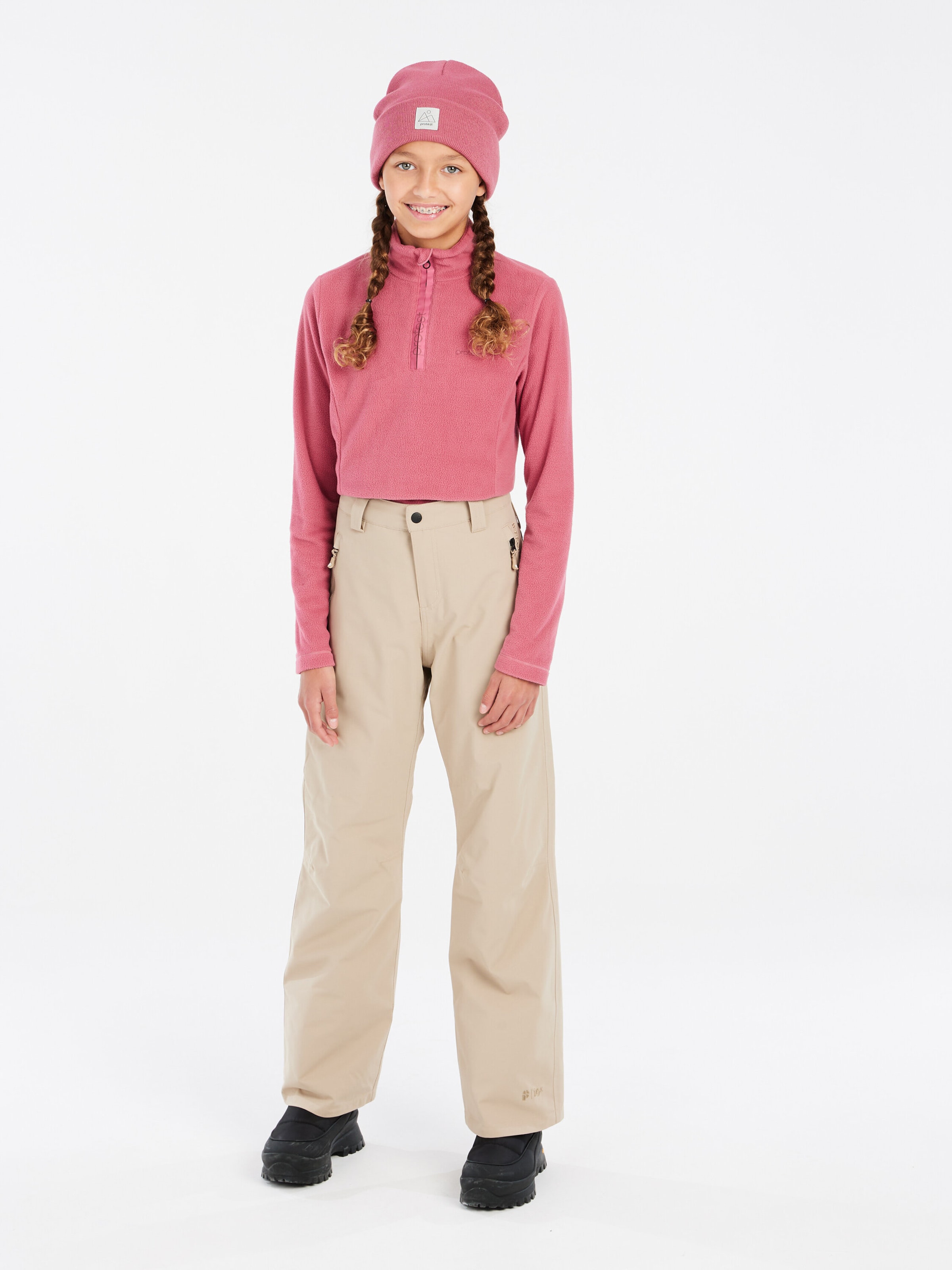PROTEST Sportsweatshirt 'MUTEY JR'‌‌‌‌‌‌ in Pink: Vorderseite