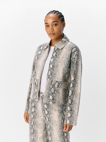 Veste mi-saison 'OBJWesti' OBJECT en blanc : devant