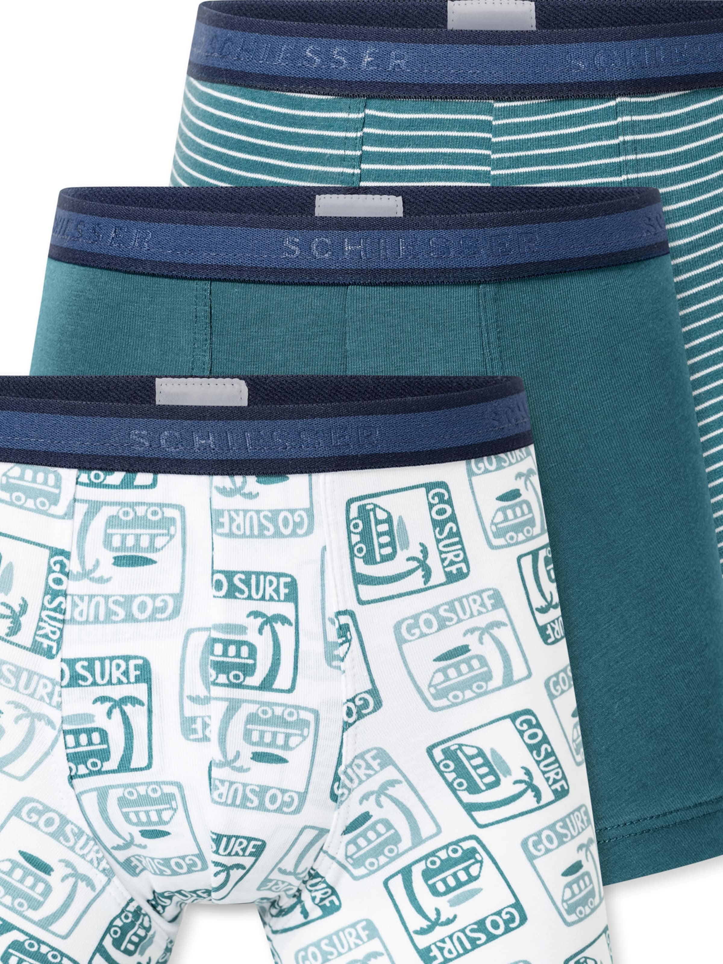 SCHIESSER - Calzoncillo ' 95/5 ' en verde