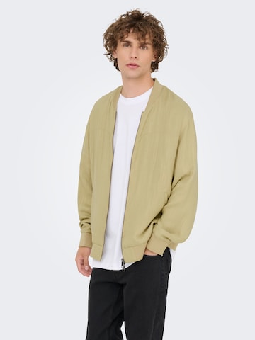 Only & Sons Between-Season Jacket 'ONSRENATO' in Beige: front