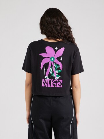 T-shirt Nike Sportswear en noir : devant