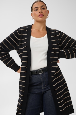 Cardigan 'Ariella' KAFFE CURVE en noir
