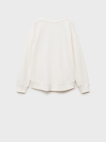 MANGO KIDS Sweatshirt 'DUBLINI' i vit