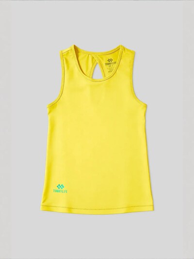 Top sportivo in S Tommy Life di colore giallo limone, Visualizzazione prodotti